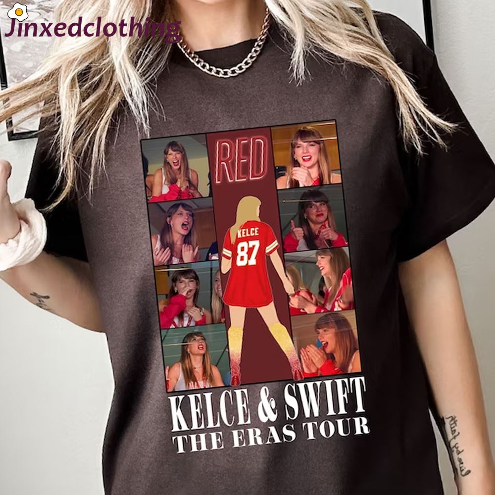 Official Kelce Swift The Eras Tour T-shirt Vintage Travis Kelce 87 Sweatshirt 